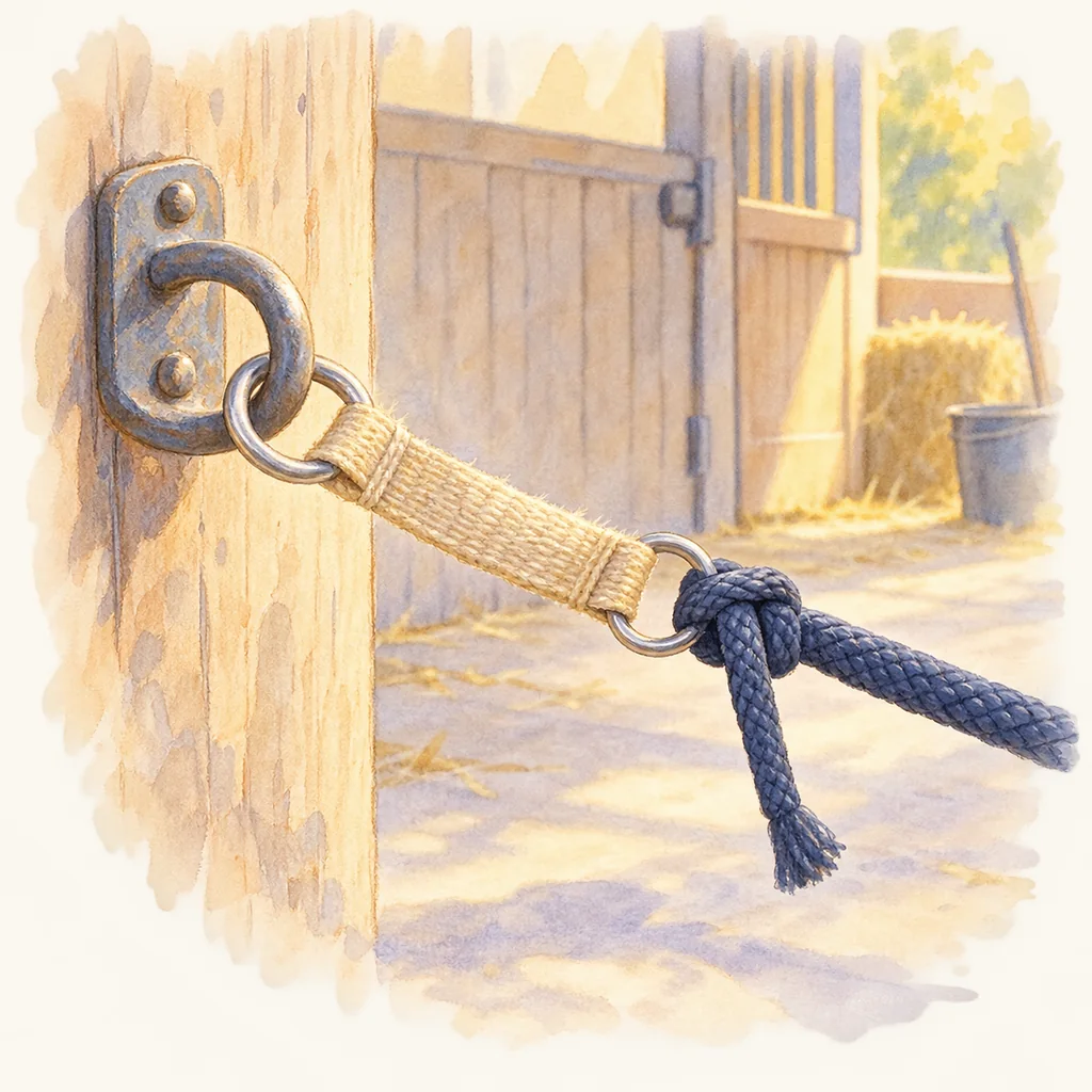 Attache de sécurité, illustration à l'aquarelle
