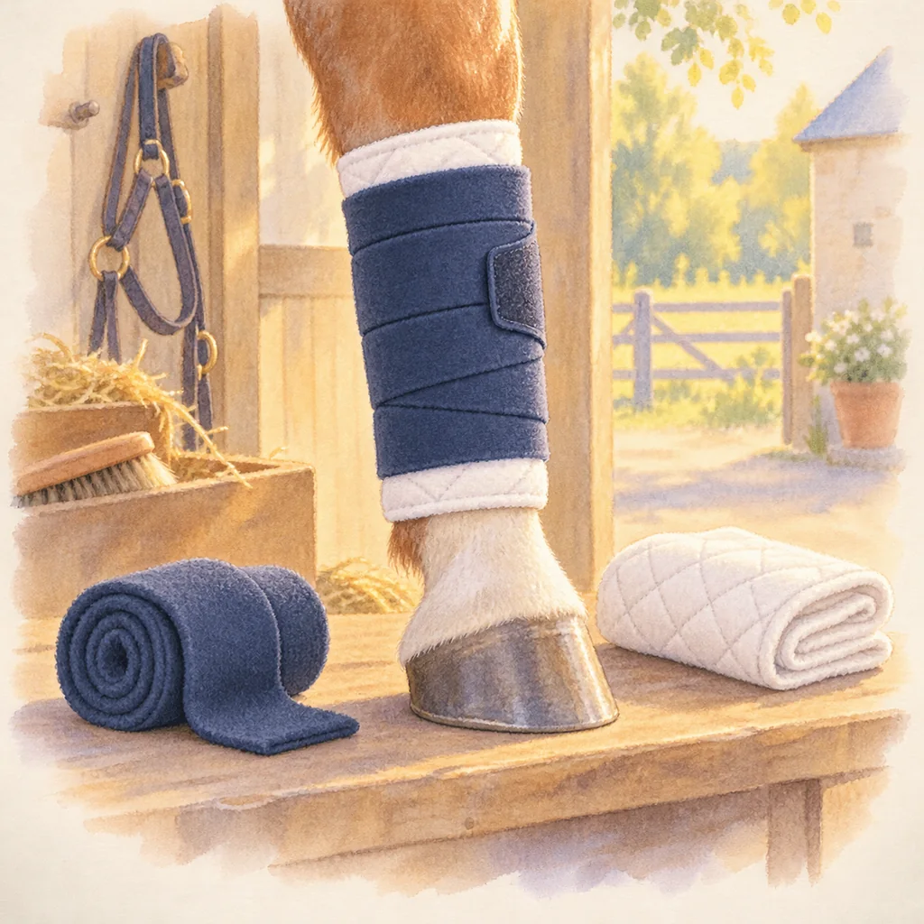 Bandes de repos, illustration à l'aquarelle