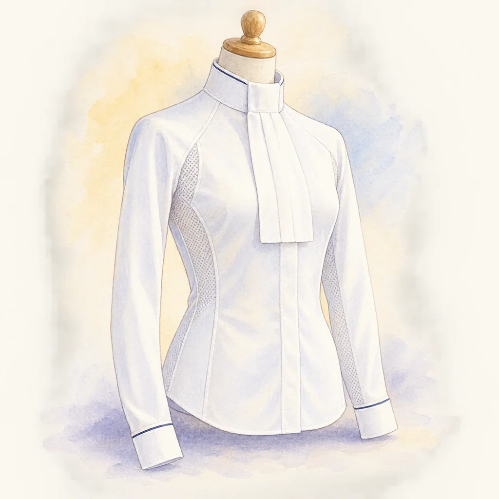 Chemise de concours, illustration à l'aquarelle
