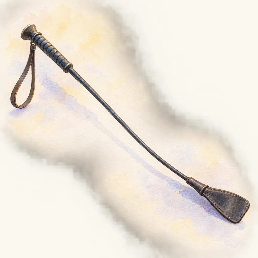 Cravache, illustration à l'aquarelle