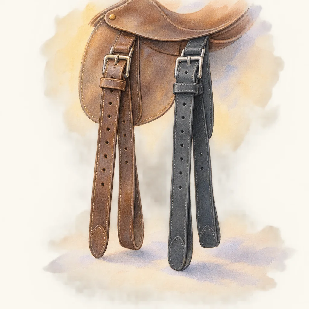 Étrivière, illustration à l'aquarelle