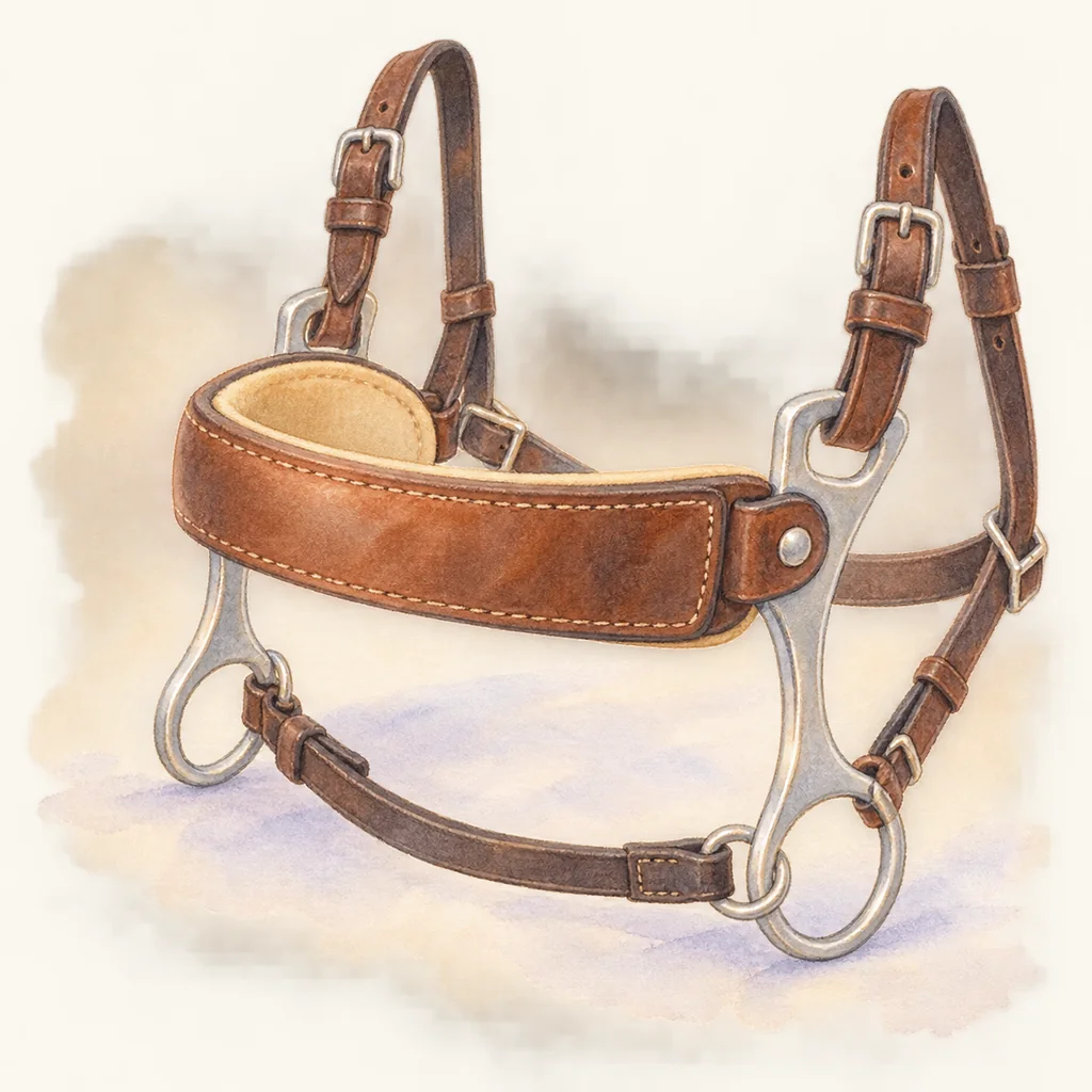 Hackamore, illustration à l'aquarelle