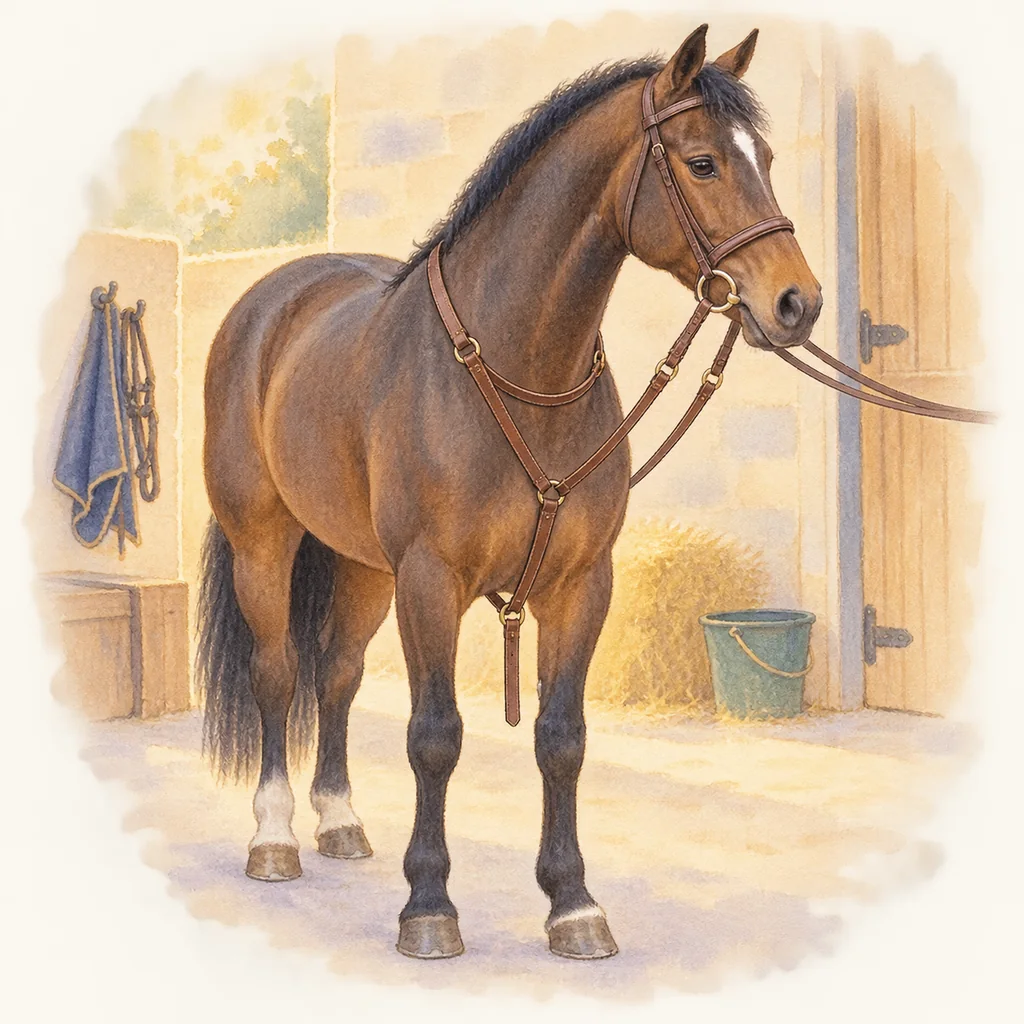 Martingale, illustration à l’aquarelle
