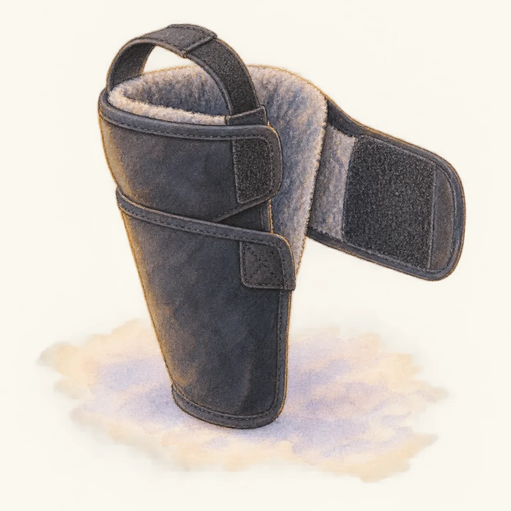 Protège-queue, illustration à l'aquarelle
