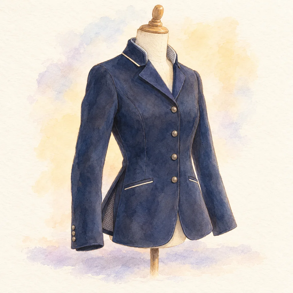 Veste de concours, illustration à l'aquarelle