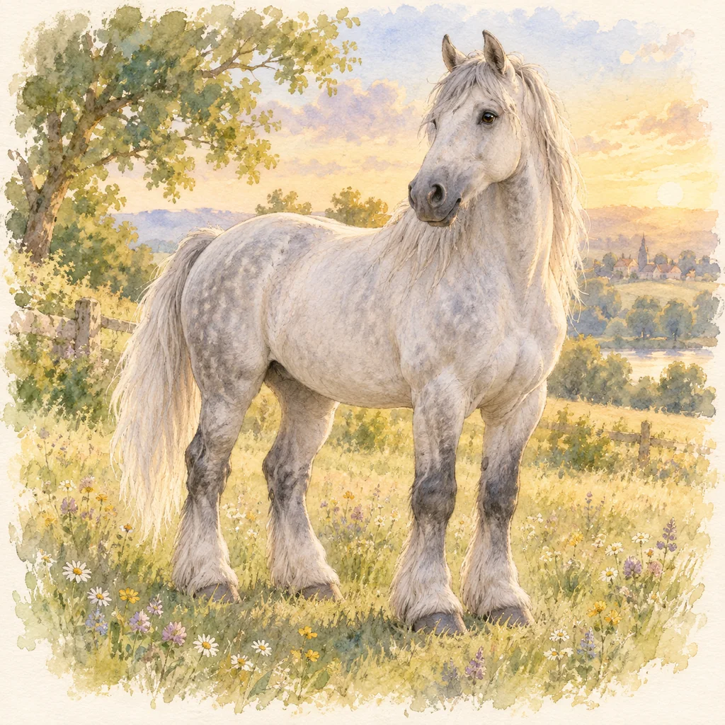 Arabo-boulonnais, illustration à l'aquarelle