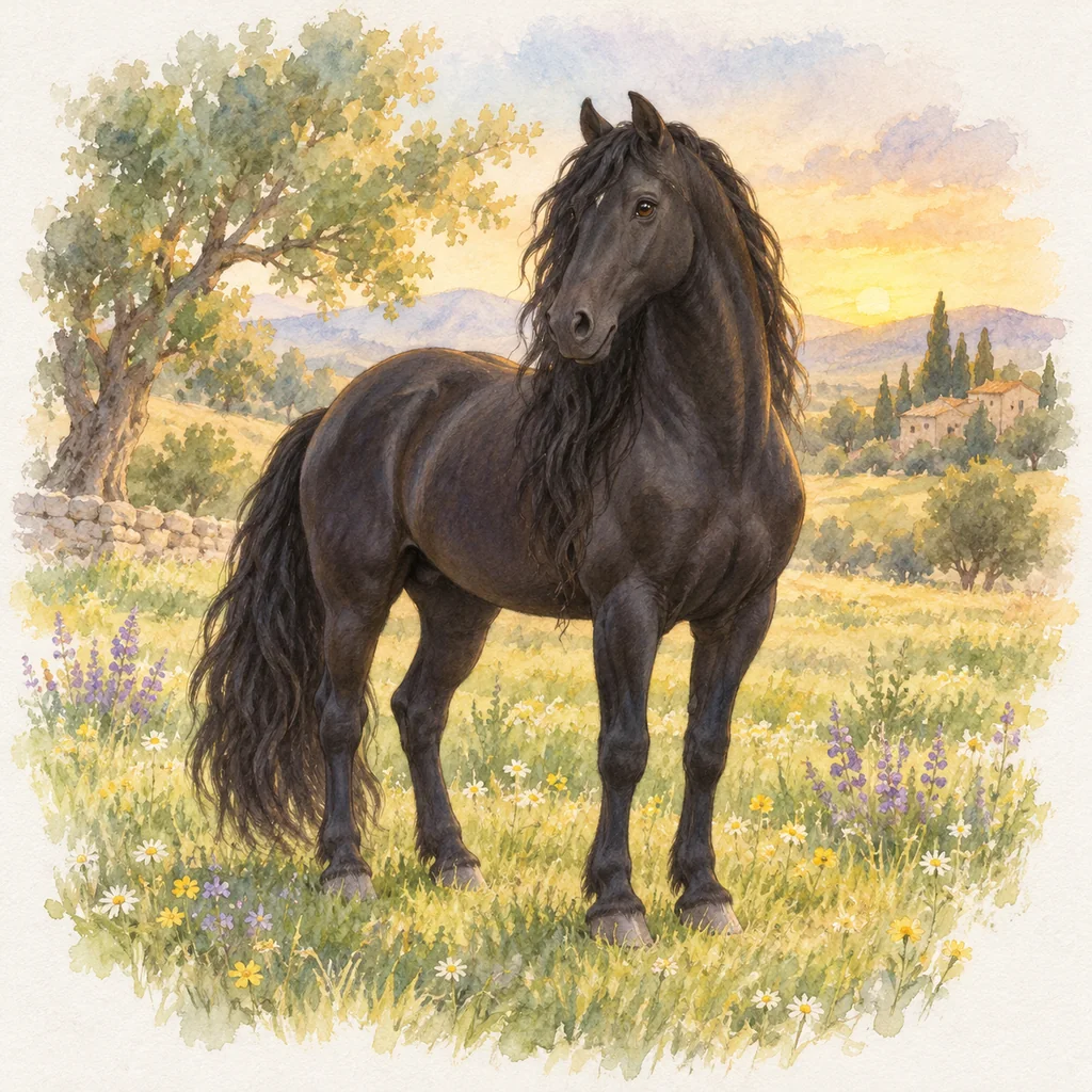 Aztèque, illustration à l'aquarelle