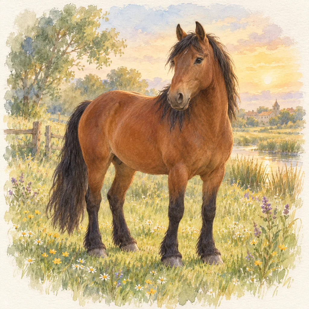 Charentais, illustration à l'aquarelle