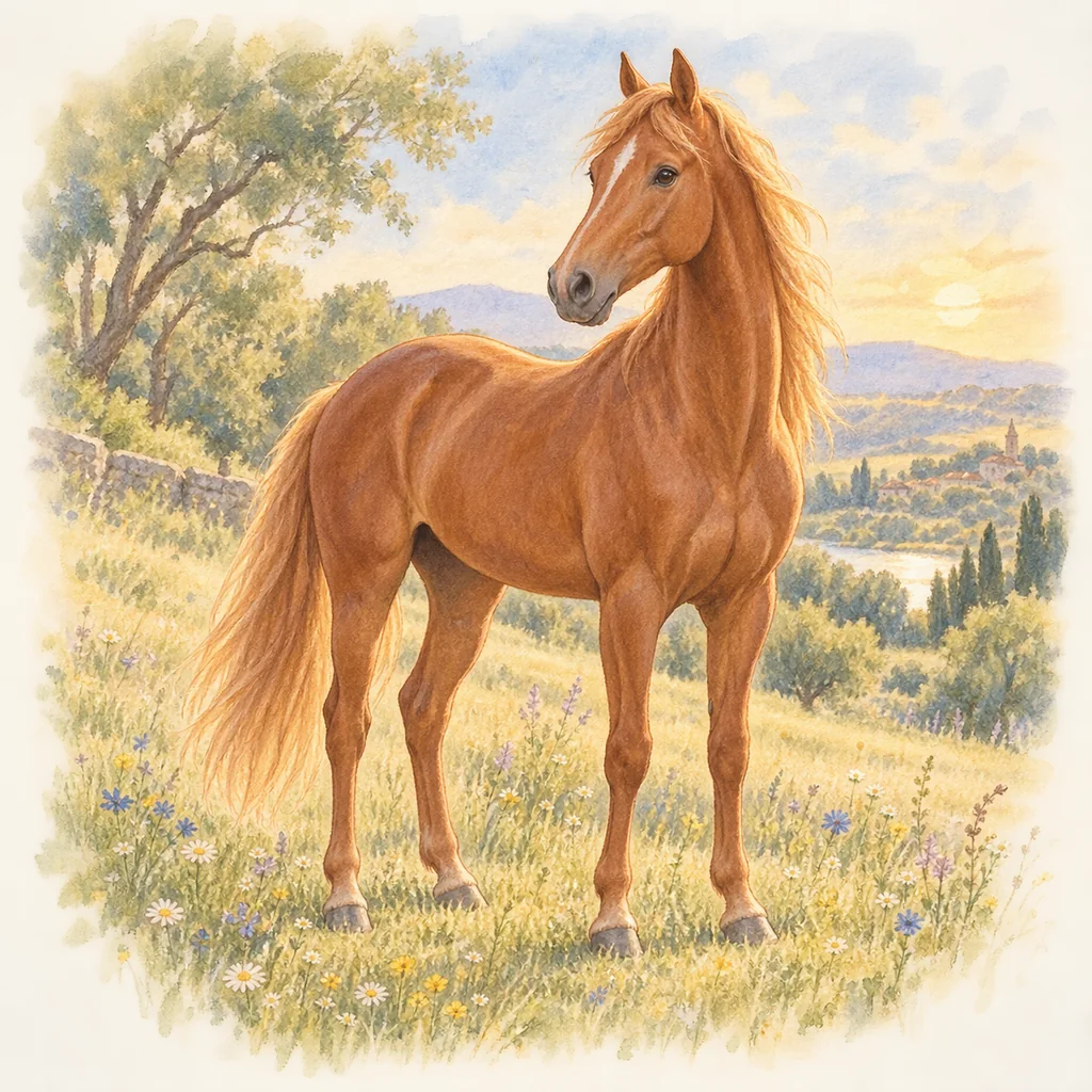Don, illustration à l'aquarelle