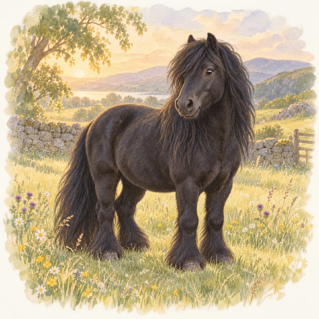 Fell, illustration à l'aquarelle