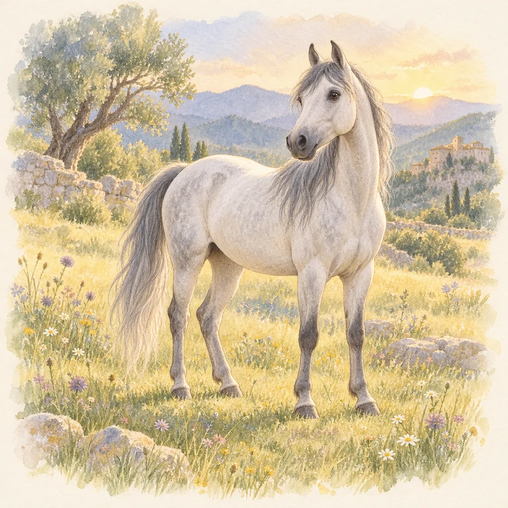 Karabakh, illustration à l'aquarelle