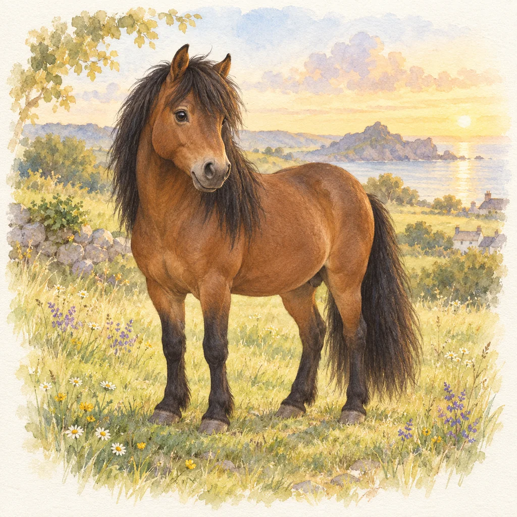 Misaki, illustration à l'aquarelle