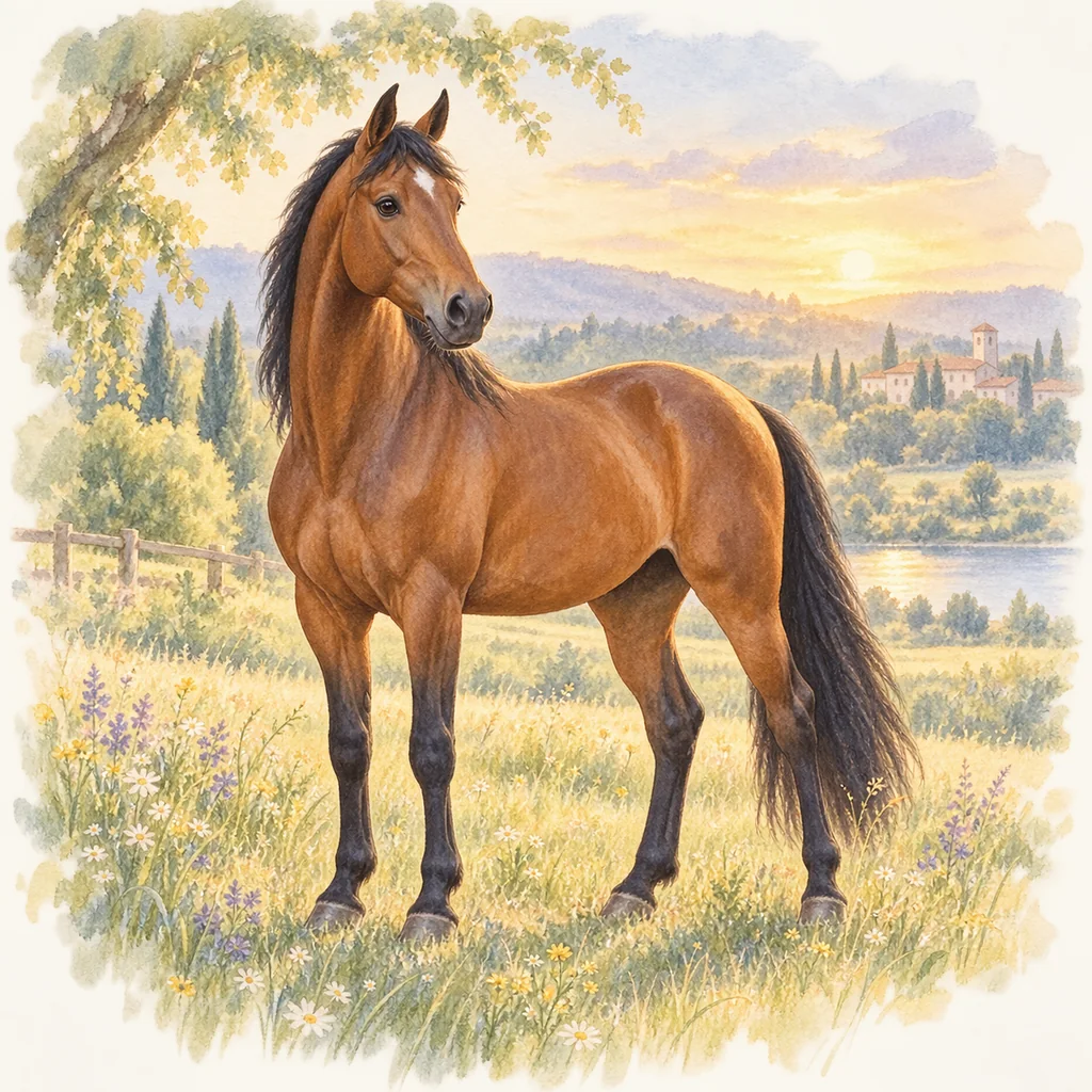Oldenbourg, illustration à l'aquarelle