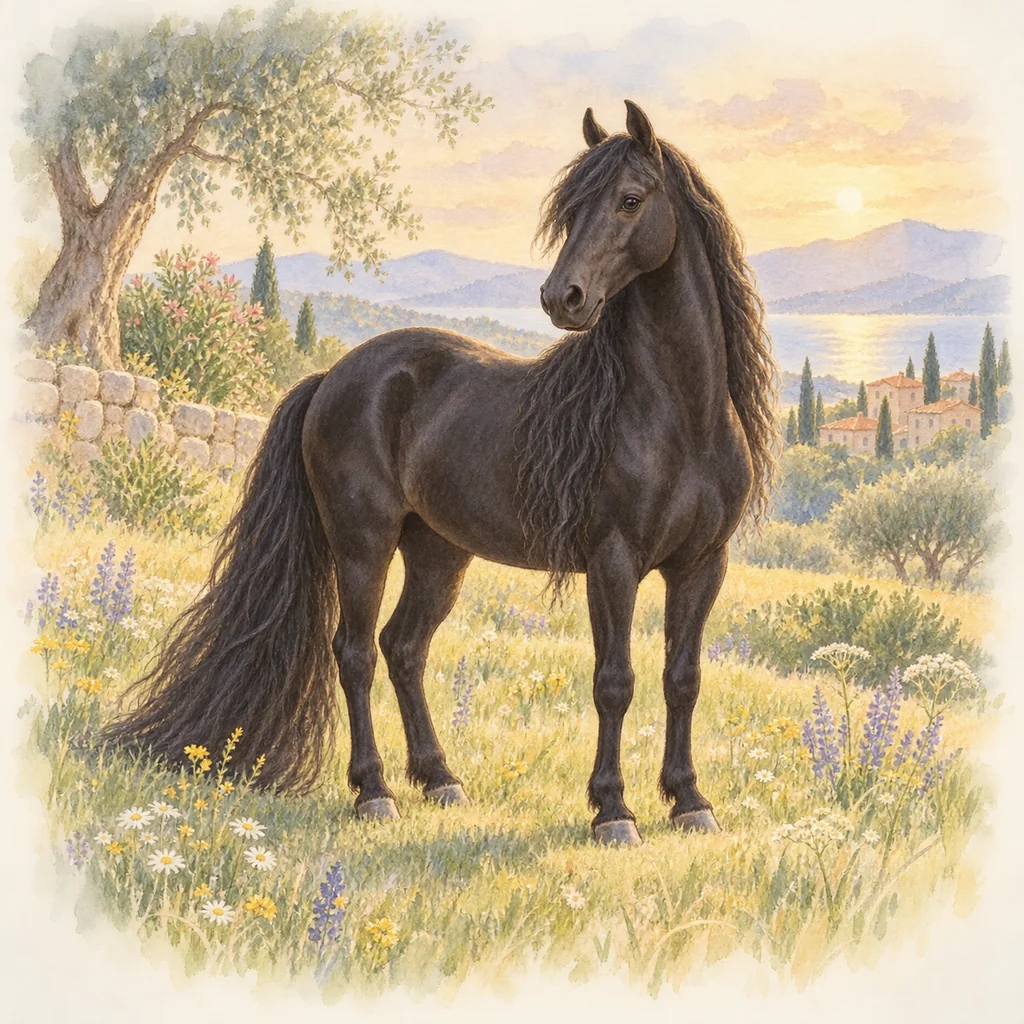 Paso péruvien, illustration à l'aquarelle